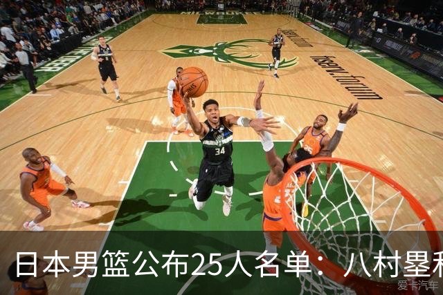 日本男篮公布25人名单：八村塁和渡边雄太领衔